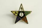 Vintage Costume Jewelry Service Fraternal Organization Eastern Star Pin 15MM