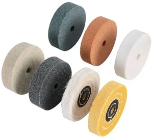 Grinding Wheel Buffing Wheels Kit 3 inches 7 Pieces. for Mini Small Polishing... - Picture 1 of 7