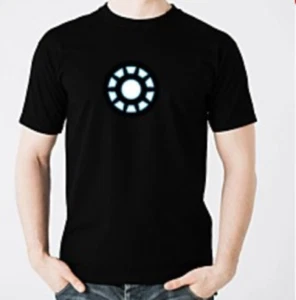 Sound Activated Party LED Light Cotton T-Shirt Regular Fit Uni-Sex Style - Picture 1 of 1