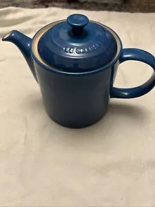 LE CREUSET Steingut Grand Teekanne blau 1,3l - Bild 1 von 5