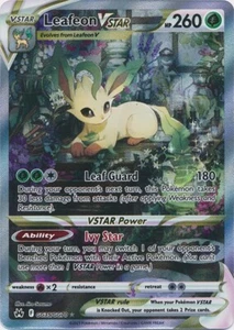 Leafeon VSTAR GG35/GG70 Ultra Raro Crown Zenith Pokémon JCC - Imagen 1 de 1