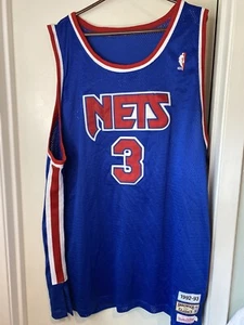 Vintage Petrovic #3 NJ Nets Trikot 1992-93 Mitchell & Ness Big Size 58 - Bild 1 von 12