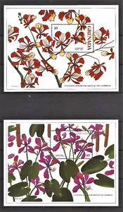 FLORES / FLOWERS - GRENADA 1988, MNH Souvenir sheets set (High cat. value) - Imagen 1 de 1