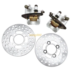 Front Brake Calipers Pads & Brake Rotors for Yamaha Blaster 200 YFS200 2003-2006 - Picture 1 of 4