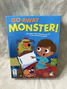 2016 Gamewright Games Go Away Monster. Used, Complete, in Excellent Condition! - Picture 1 of 5