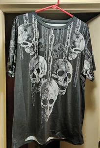 hängende Totenköpfe Shirt - Bild 1 von 3