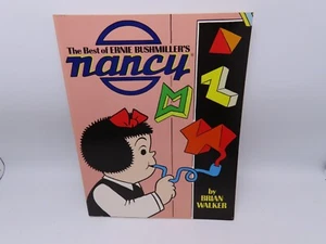 THE BEST OF ERNIE BUSHMILLER'S NANCY Brian Walker 1st Edition ERRATUM Misprint - Picture 1 of 11