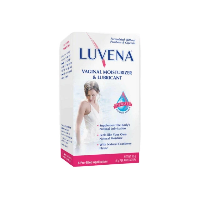 Aplicadores precargados hidratantes y lubricantes vaginales Luvena 6 ea Foto 1 de 1