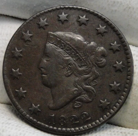 1822 Penny Coronet Large Cent Cover