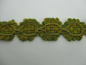 15 yards Fabric Trim Braid Gimp 1 inch (25mm) Sewing lamp Fan Edge passementerie - Picture 1 of 8
