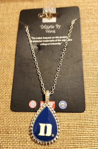 DUKE Blue Devils Tailgate by Valang Blue Logo 18" Necklace by Sandol Cover