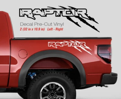 Ford Raptor SVT Fits F150 Decal Truck Stickers Decals Vinyl Claw Bedsides - Image 1 of 4