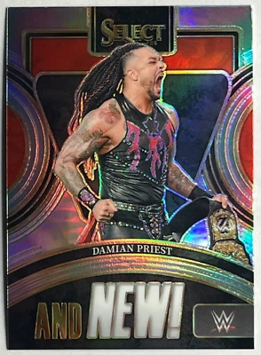 DAMIAN PRIEST - Silver Prizm And New! 2024 Panini Select WWE #11 - Image 1 of 2