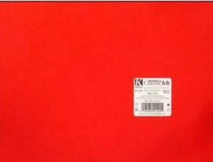 Kunin Classic Felt Squares ~ 9"x12" priced per square (Red) - Picture 1 of 1