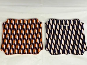 Diane von Furstenberg DVF for Target Arrow Geo Dessert Plates Set of 2 Square - Picture 1 of 5