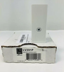 Halo LV201P Linea Live End Feed, White, Track Lighting Parts - Picture 1 of 2