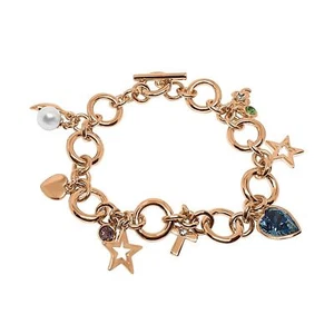 Swarovski Element and Imitation Pearl Bracelet - Picture 1 of 2