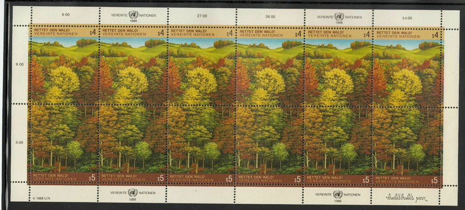 UN 1988 Vienna **/ MNH - Save the Forest - Image 1 of 1