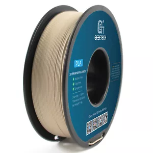 Filamento para impresora 3D PLA GEEETECH de madera 1,75 mm 1 kg por rollo consumibles EE. UU. Nuevo - Imagen 1 de 6