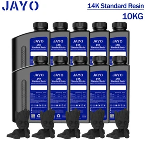 JAYO 10KG 14K Hohe Präzision UV Harz Premium Ultra Detail 405nm Resin Schwarz - Afbeelding 1 van 12