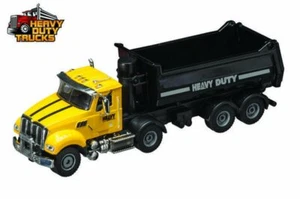 HEAVY DUTY DUMP TRUCK YELLOW 1/50 SCALE DIECAST CAR BY DARON GW9160 - Picture 1 of 1