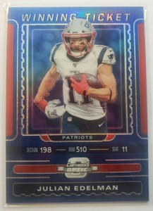 Serial Numbered Football Trading Cards Julian Edelman For Sale Ebay