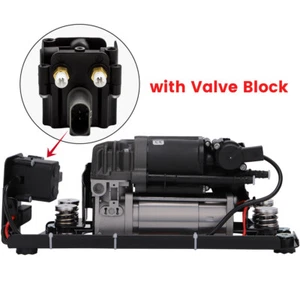 Air Pump Fit BMW F01 F02 F04 F07 F11 535i 550i 37206864215 w/ Bracket & Valve - Picture 1 of 12