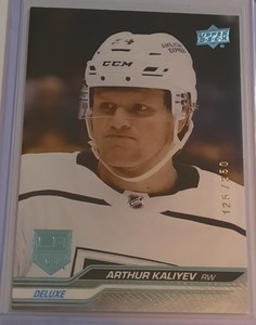 2023-24 Upper Deck Deluxe #85 Arthur Kaliyev 125 /250