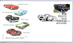 #3935 FORD THUNDERBIRD, SPORTY CARS OF THE 50'S , EDKEN FDC DESIGN - Picture 1 of 1