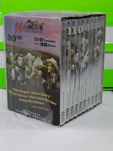 TV WESTERN CLASSICS 110 EPISODES ON 20 DISCS ROY ROGERS GENE AUTRY ON DVD - Picture 1 of 18