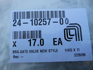 17PCS AMAT Novellus 24-10257-00 BRG. Gate Valve 1/4ID X 7/ Needle Bearing - Picture 1 of 3