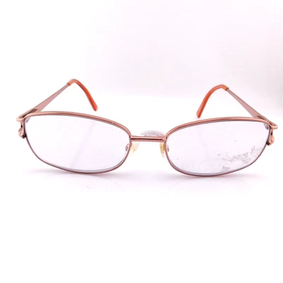 Catherine Deneuve Eyeglasses FRAMES ONLY 55-17-135 Oval Metal Rose Gold CD0389 - Image 1 of 4