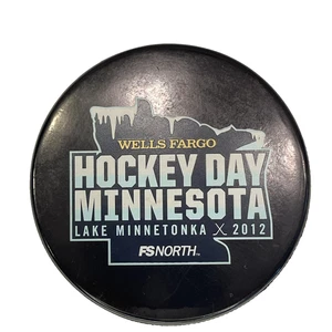 Minnesota Hockey Day Minnesota Lake Minnetonka 2012 Hockey Puck Wells Fargo FS N - Bild 1 von 3