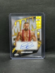 Bron Breakker Main Event Auto Refractor 2025 Topps WWE Chrome - Picture 1 of 2