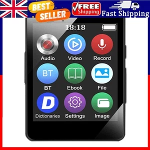 Reproductor de MP3 Portátil Compatible con Bluetooth 5.0 HiFi Reproductor de Video MP4 (Con 8 GB) - Imagen 1 de 11