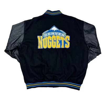 Vintage JH Design Denver Nuggets NBA Varsity Jacket - Image 1 of 4