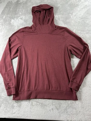 LL Bean Sudadera con Capucha Para Hombres L Rojo Tejido Ligeramente Ajustado Pullover Senderismo Camping Pesca Foto 1 de 4