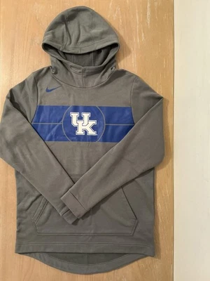 Kentucky Wildcats Sudadera con Capucha Para Hombres Grande Gris NCAA Baloncesto Dri-FIT Pullover Nike Foto 1 de 4