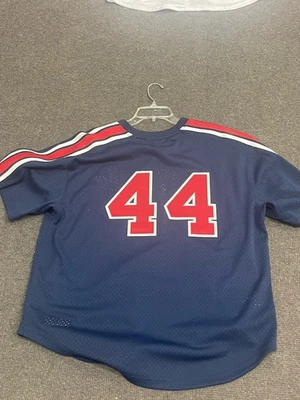 Práctica de bateo de malla Mitchell & Ness Reggie Jackson California Angels para hombre Foto 1 de 2