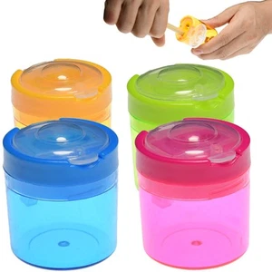 Pencil Sharpener Manual Pencil Sharpener 2 Holes Metal Sharp Blade Crayon XL ... - Picture 1 of 7