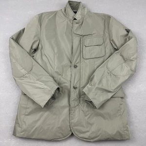 Victorinox Jacket Men 50 Green Solid Button Utility Tactical Windbreaker - Picture 1 of 11