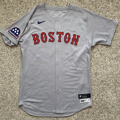 Camiseta Roman Anthony 2025 Game Issued Team Issued Boston Red Sox Rookie Season - Imagem 1 de 4