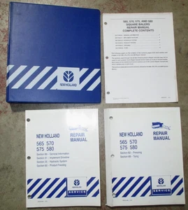 New Holland 565 570 575 580 Square Baler Service Shop Repair Manual NH ORIGINAL! - Picture 1 of 9