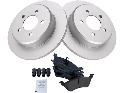 Kit de pastillas de freno y rotor trasero para Dodge Caravan 2001-2007 96712PQQV 2002 2003 Foto 1 de 2