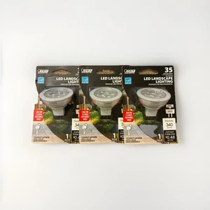 Feit Electric Landscape LED EQ MR16 Bright White G5.3 Base LED Light Bulb 3 Pack - Picture 1 of 2