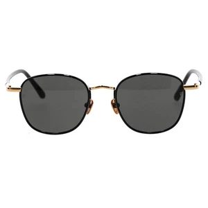 Linda Farrow – Sonnenbrille „Trouper“ Aus Titan Und Acetat In Gold Und Schwarz - Bild 1 von 7