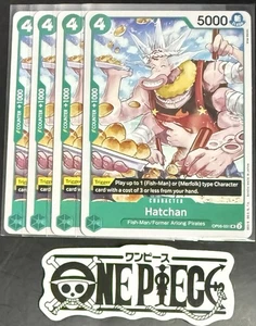 4x One Piece OP06-031 UC Hatchan - English - Regular - Playset - NM/M - Picture 1 of 1