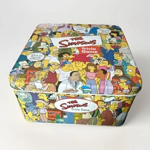 The Simpsons Trivia Game in Collector Tin 2000 Matt Groening Complete - Picture 1 of 5