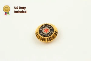 [MINT] CONTAX 50th Anniversary Golden Flash X-Sync cap for Camera From Japan - Picture 1 of 8