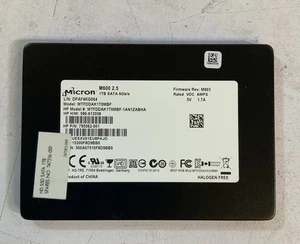 Micron MTFDDAK1T0MBF M600 1TB MLC SATA 6Gbps 2.5'' SSD NS I5D - Afbeelding 1 van 3
